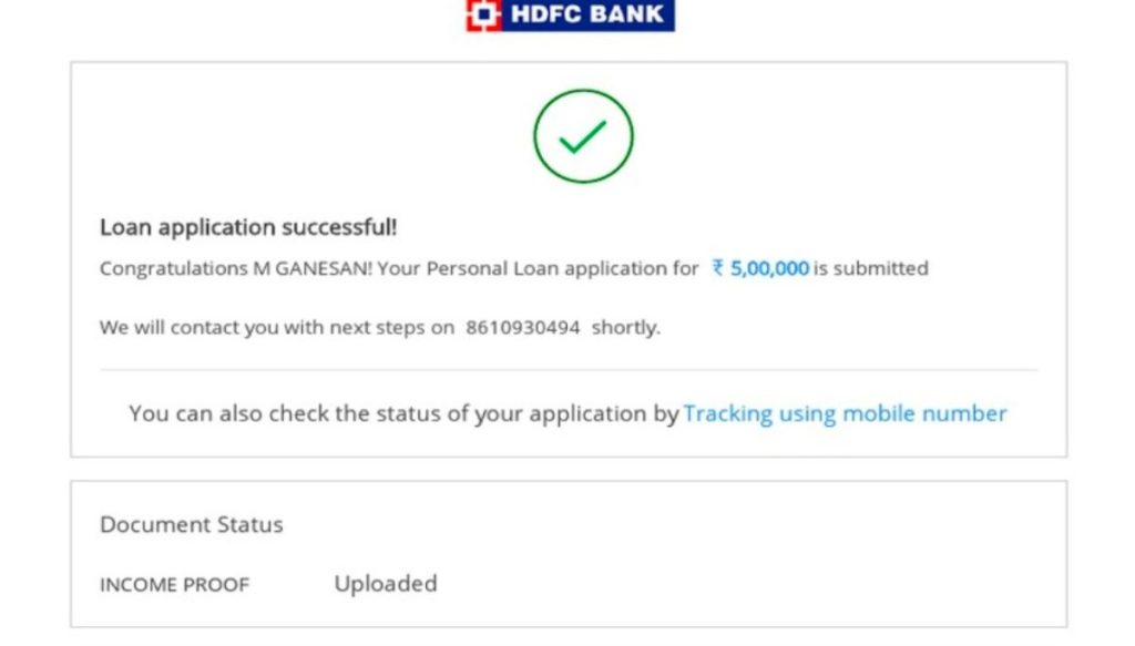 HDFC Personal Loan